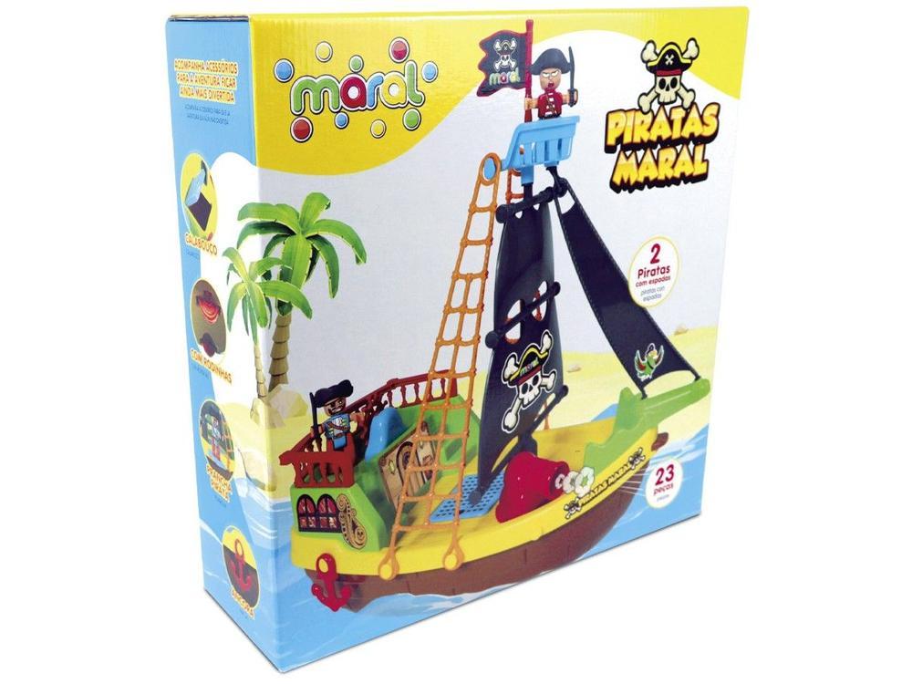 Barco de Brinquedo Piratas Maral com Acessórios - 11