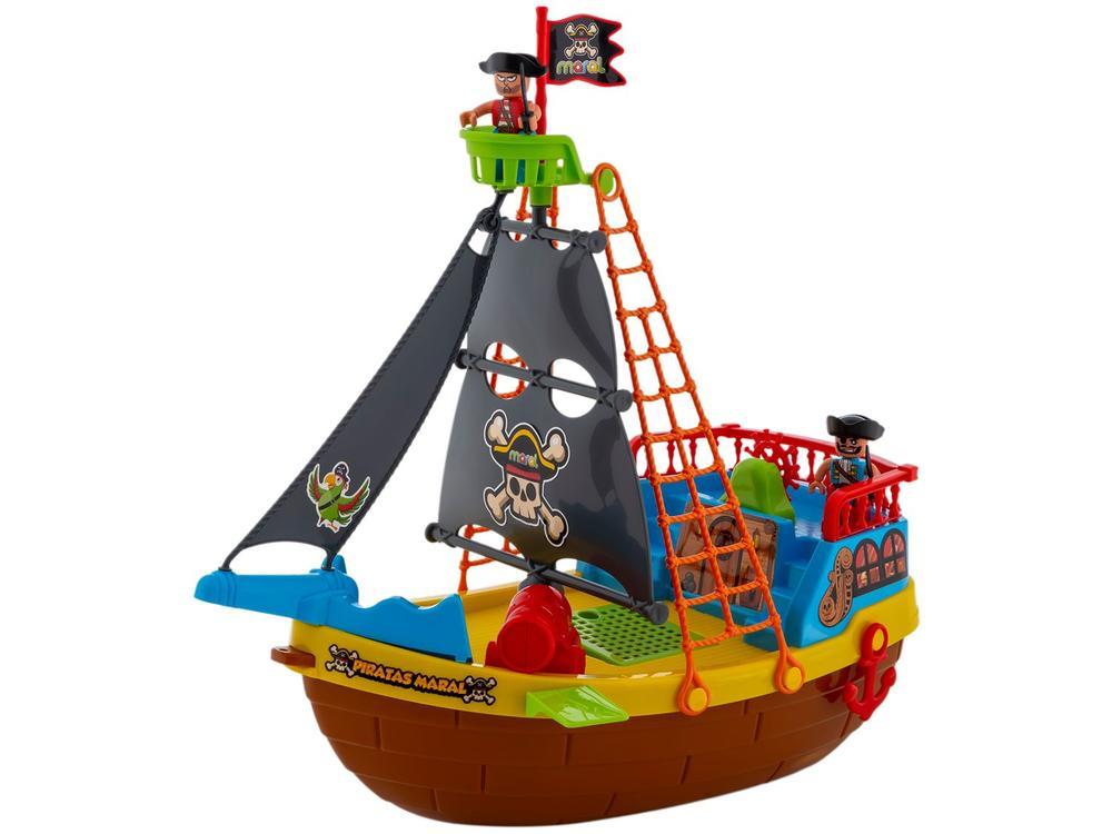 Barco de Brinquedo Piratas Maral com Acessórios - 1