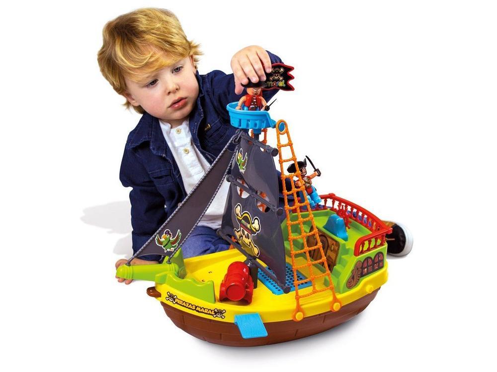 Barco de Brinquedo Piratas Maral com Acessórios - 2