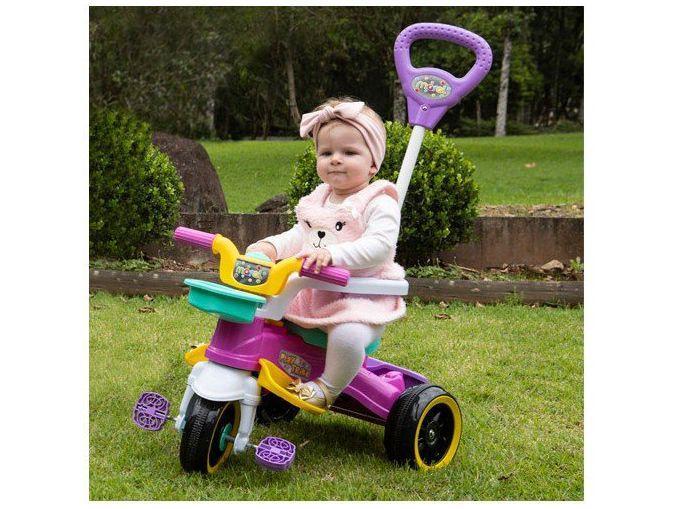 Triciclo Infantil com Empurrador Play Trike Maral - 2