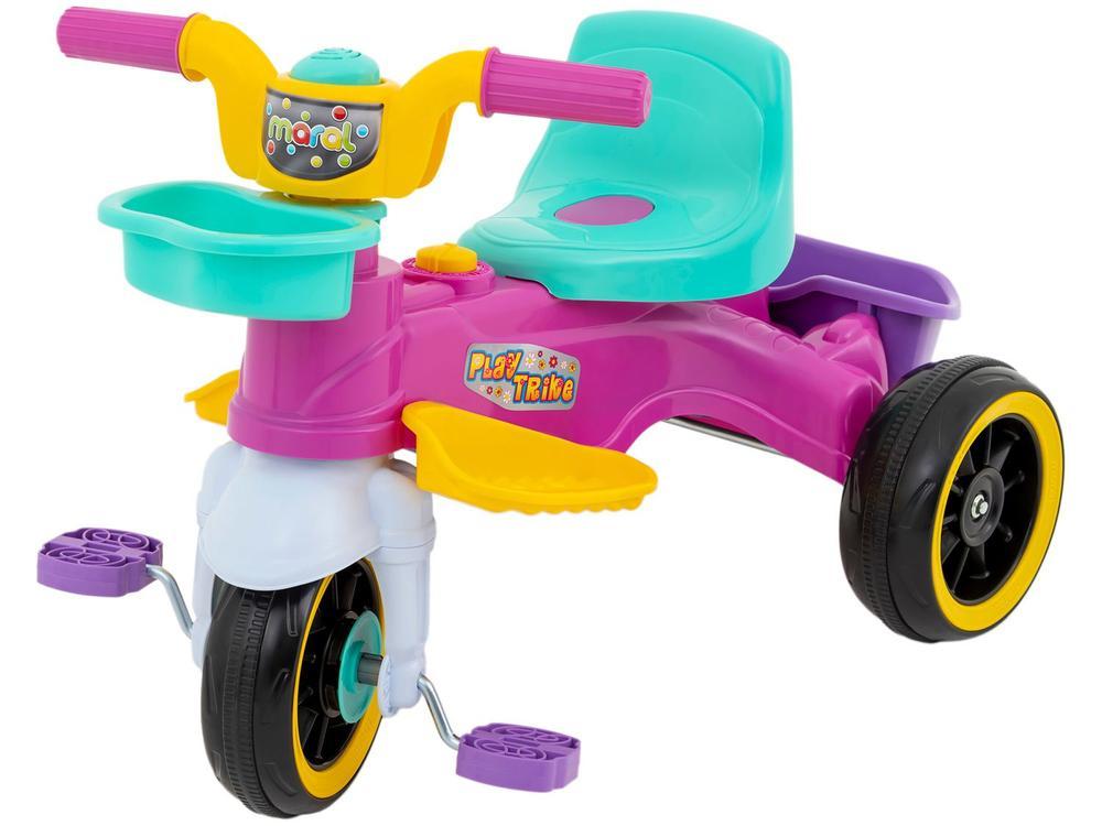 Triciclo Infantil com Empurrador Play Trike Maral - 5