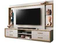 Estante Home para TV até 75” 4 Gavetas EDN Móveis Leni - 1
