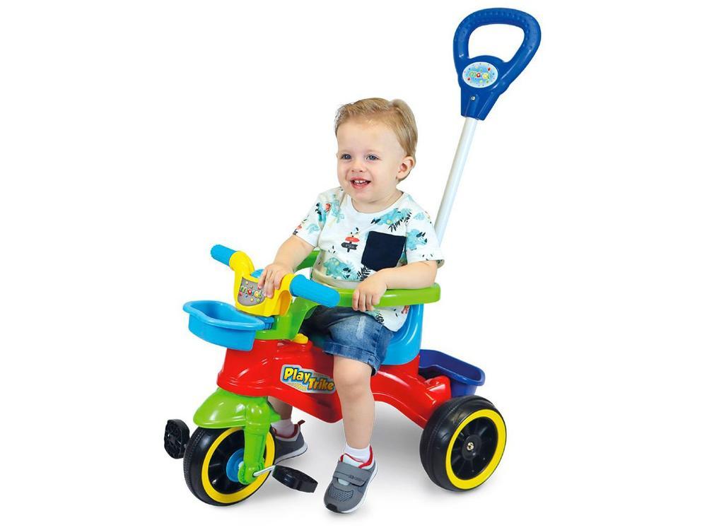 Triciclo Infantil com Empurrador Play Trike Maral - 2