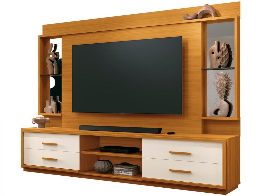 Estante Home para TV até 75” 4 Gavetas EDN Móveis Leni - 1