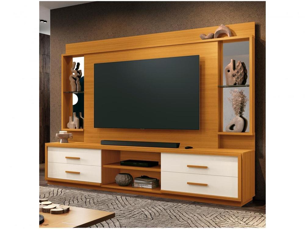 Estante Home para TV até 75” 4 Gavetas EDN Móveis Leni - 4