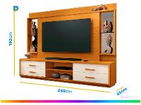 Estante Home para TV até 75” 4 Gavetas EDN Móveis Leni - 3