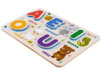 Brinquedo de Encaixar Maderá Encaixando Vogais - 2