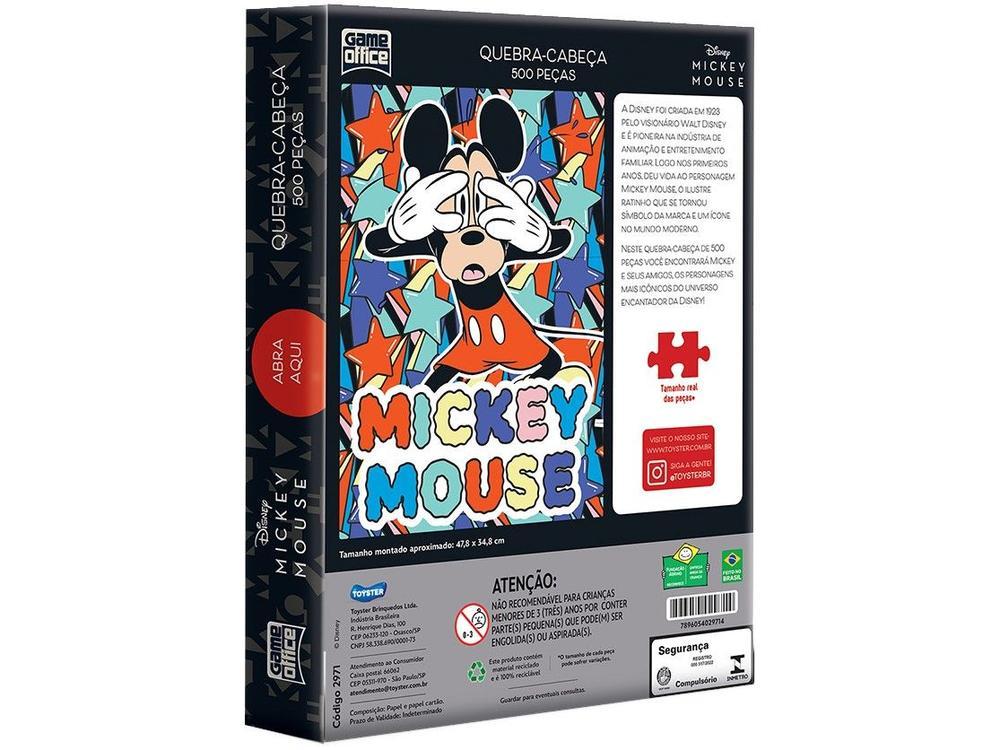 Quebra-cabeças 500 Peças Mickey Mouse Game Office - 12