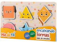 Brinquedo de Encaixar Maderá Encaixando Formas - 1