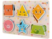 Brinquedo de Encaixar Maderá Encaixando Formas - 3