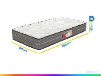 Colchão Solteiro Prorelax de Espuma D65/D33