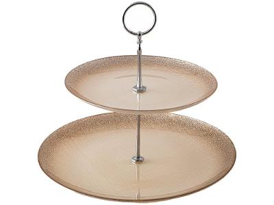 Boleira de Vidro Nell Gold 29cm