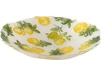 Centro de Mesa de Vidro Redondo Nell Limão - 1