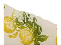 Centro de Mesa de Vidro Redondo Nell Limão - 7