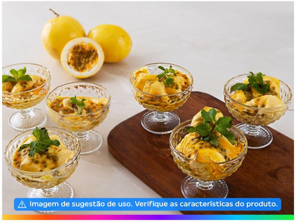 Jogo de Taças  de Sobremesa de Vidro 380ml 6 Peças Haus Concept Bico de Jaca - 2