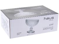 Jogo de Taças  de Sobremesa de Vidro 380ml 6 Peças Haus Concept Bico de Jaca - 10