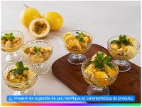 Jogo de Taças  de Sobremesa de Vidro 380ml 6 Peças Haus Concept Bico de Jaca - 2