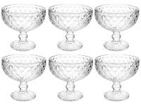 Jogo de Taças  de Sobremesa de Vidro 380ml 6 Peças Haus Concept Bico de Jaca - 5