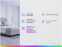 Base Cama Box Solteiro Probel 26x88x188cm - 2