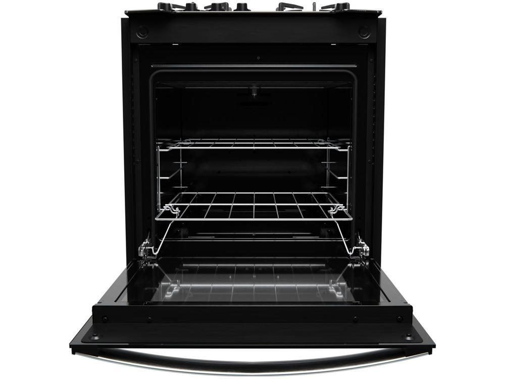 Fogão 4 Bocas de Embutir Dako Preto Mesa de Vidro Diplomata - 14