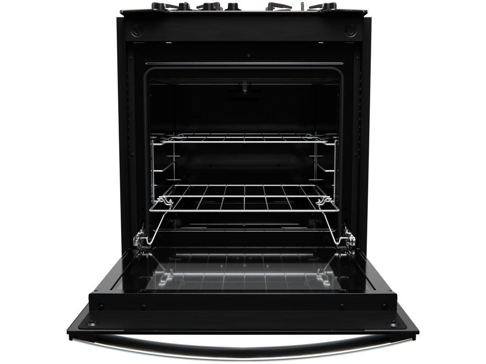 Fogão 4 Bocas de Embutir Dako Preto Mesa de Vidro Diplomata - 8