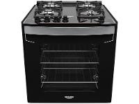 Fogão 4 Bocas de Embutir Dako Preto Mesa de Vidro Diplomata - 10