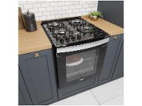 Fogão 4 Bocas de Embutir Dako Preto Mesa de Vidro Diplomata - 11