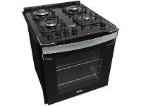 Fogão 4 Bocas de Embutir Dako Preto Mesa de Vidro Diplomata - 13