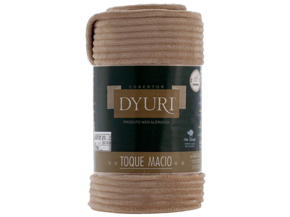 Cobertor Queen Jolitex Poliéster Dyuri Bege - 4