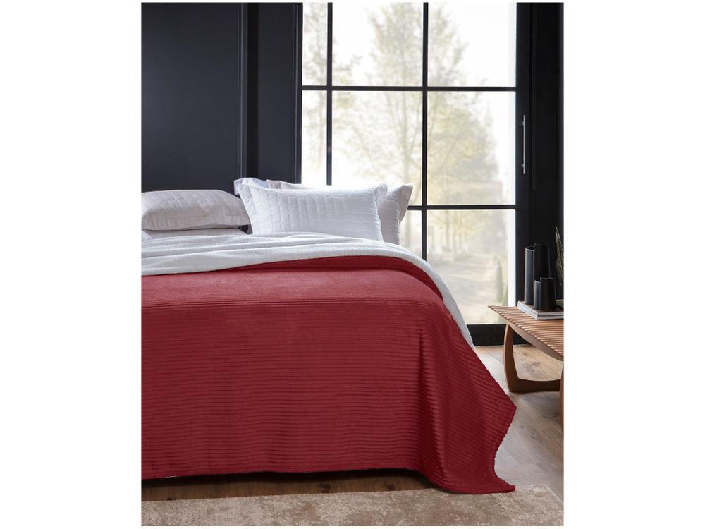 Cobertor Casal Jolitex Poliéster Dyuri Cardeal - 1