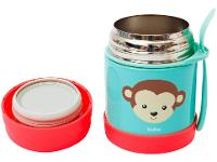 Pote Térmico Infantil Buba Animal Fun Macaco 320ml com Colher - 7