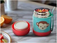 Pote Térmico Infantil Buba Animal Fun Macaco 320ml com Colher - 2