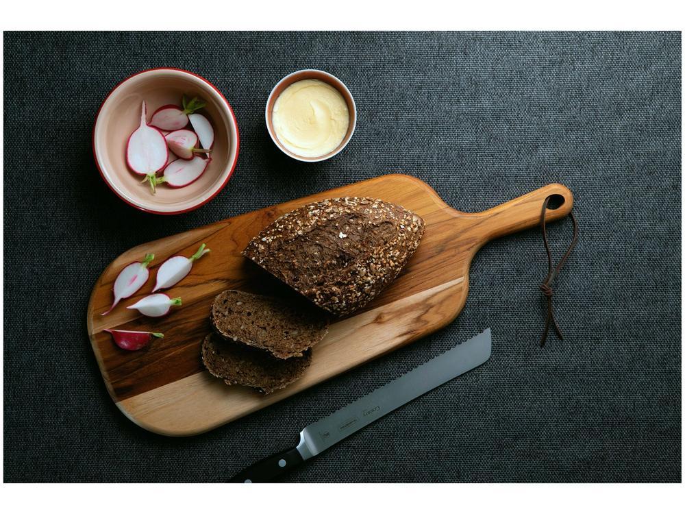 Tábua para Pão de Madeira Retangular Tramontina Provence 48x19cm - 2