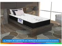 Colchão Solteiro Gazin de Espuma D33 15x78x188cm - 5