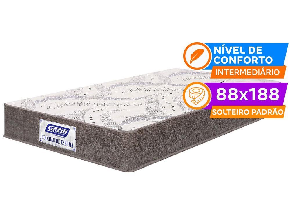 Colchão Solteiro Gazin de Espuma D20 12x88x188cm - 2
