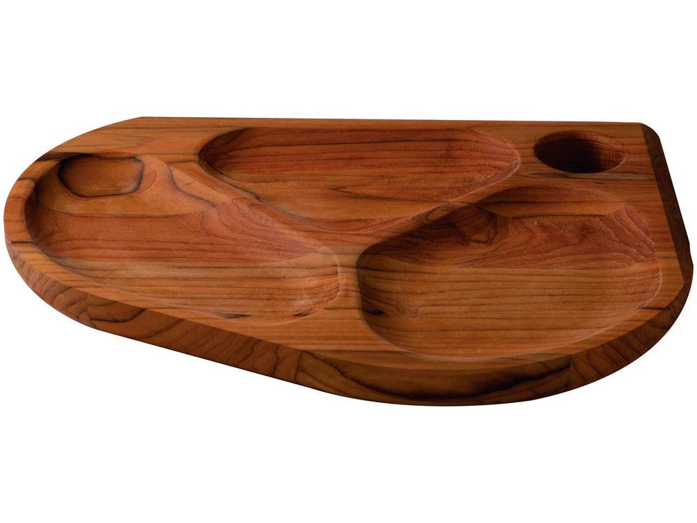 Tábua de Servir de Madeira Tramontina Bruno Faucz Folium 35x27cm - 7