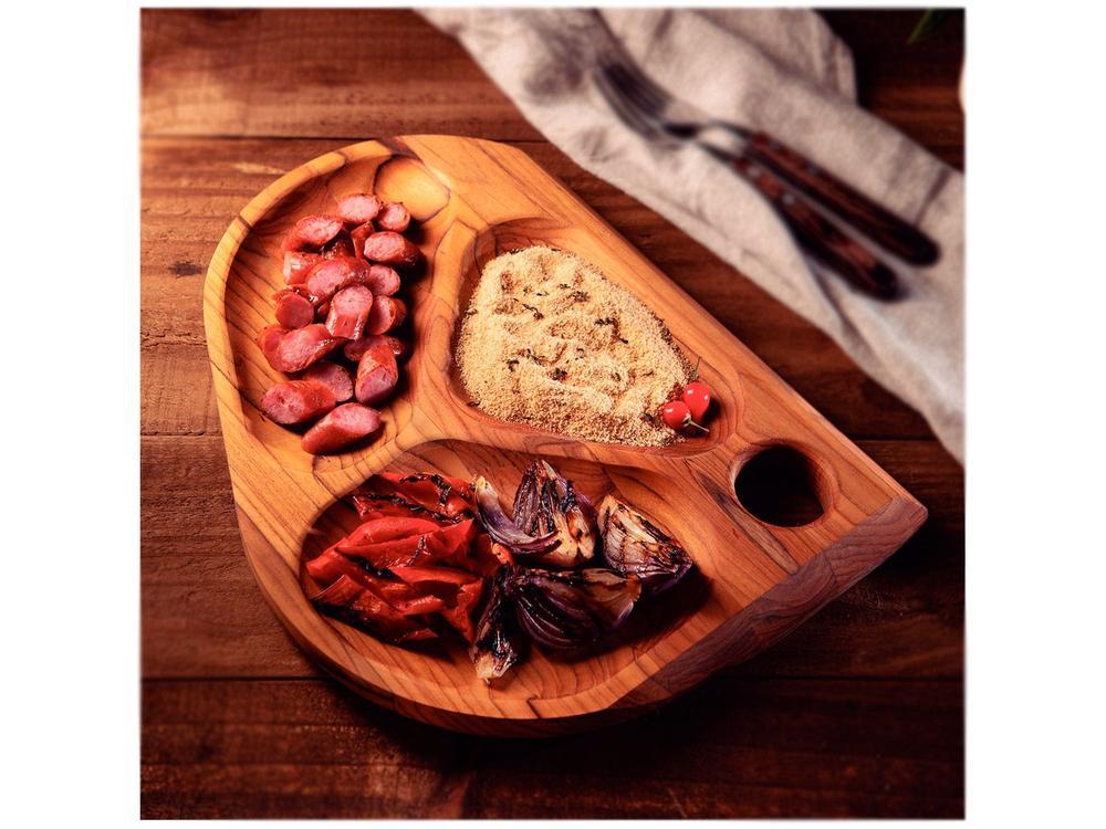 Tábua de Servir de Madeira Tramontina Bruno Faucz Folium 35x27cm - 2