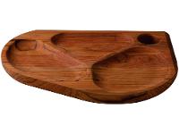 Tábua de Servir de Madeira Tramontina Bruno Faucz Folium 35x27cm - 3