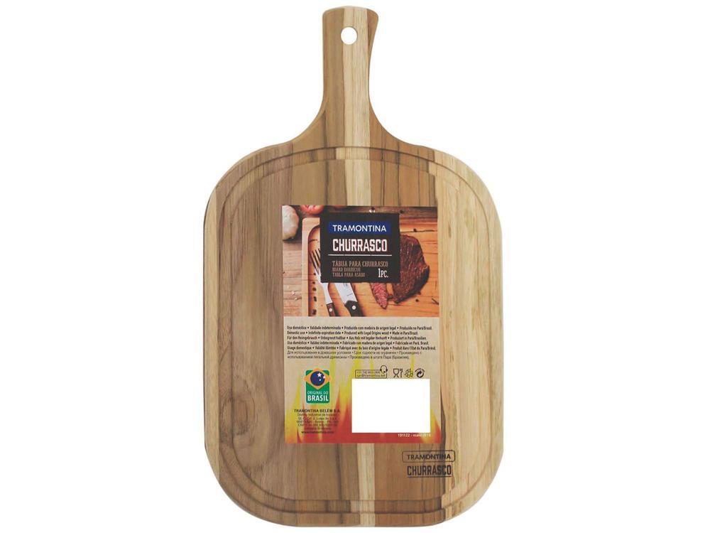 Tábua para Churrasco de Madeira Retangular 13236052 Tramontina 40x23cm - 4