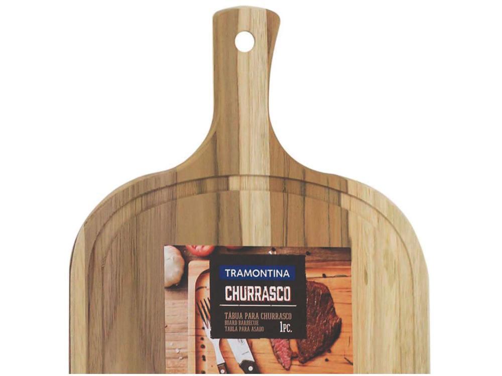 Tábua para Churrasco de Madeira Retangular 13236052 Tramontina 40x23cm - 8