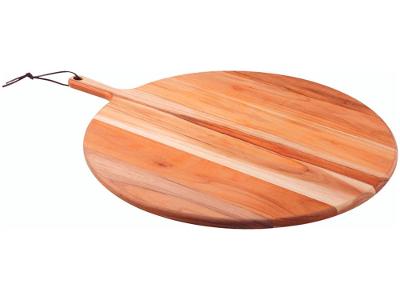 Tábua para Pizza de Madeira Redonda Tramontina Provence 62x50cm
