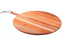 Tábua para Pizza de Madeira Redonda Tramontina Provence 62x50cm