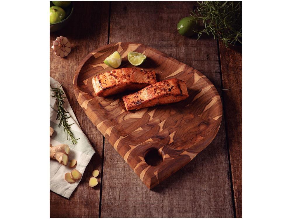 Tábua de Servir de Madeira Tramontina Bruno Faucz Folium 40x30cm - 6