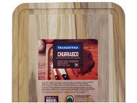 Tábua para Churrasco de Madeira Retangular Tramontina 34x23cm - 5