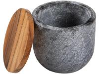 Saleiro de Pedra Sabão e Madeira de Mesa Tramontina Organic - 2