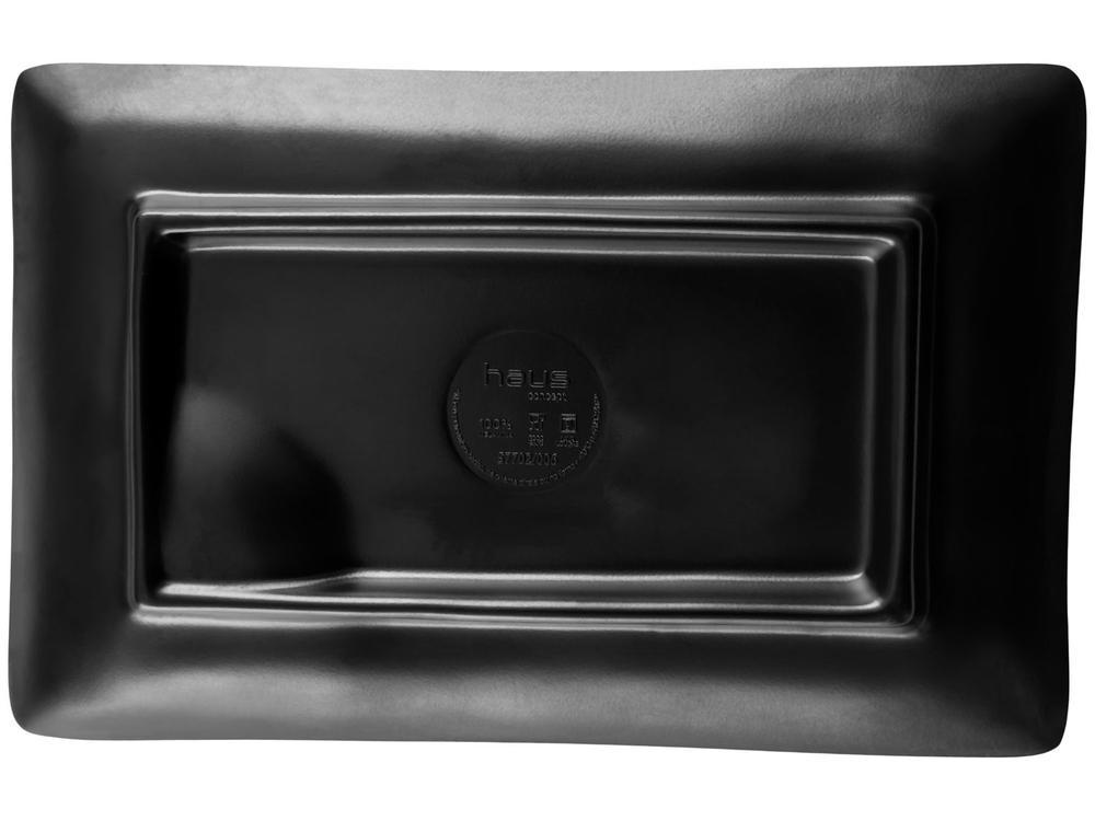 Prato Raso Preto Fosco para Comida Japonesa Retangular Haus Concept Fuji 57702006 - 5