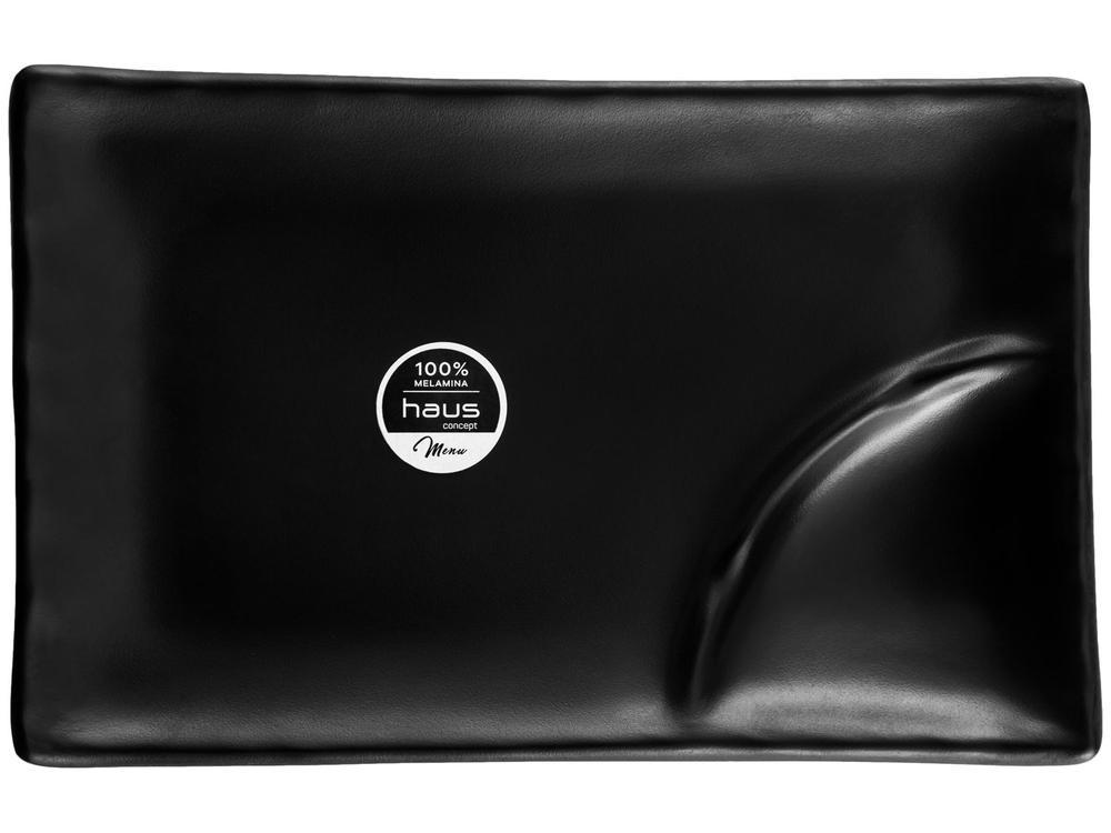 Prato Raso Preto Fosco para Comida Japonesa Retangular Haus Concept Fuji 57702006 - 6