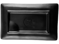 Prato Raso Preto Fosco para Comida Japonesa Retangular Haus Concept Fuji 57702006 - 5