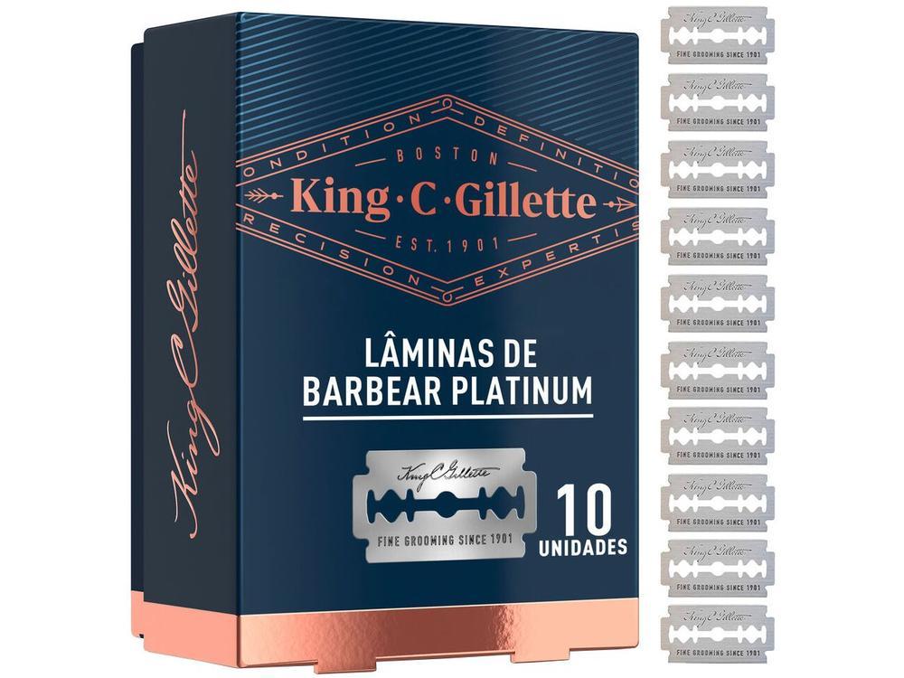 Lâmina de Barbear Gillette King C 10 Unidades - 1