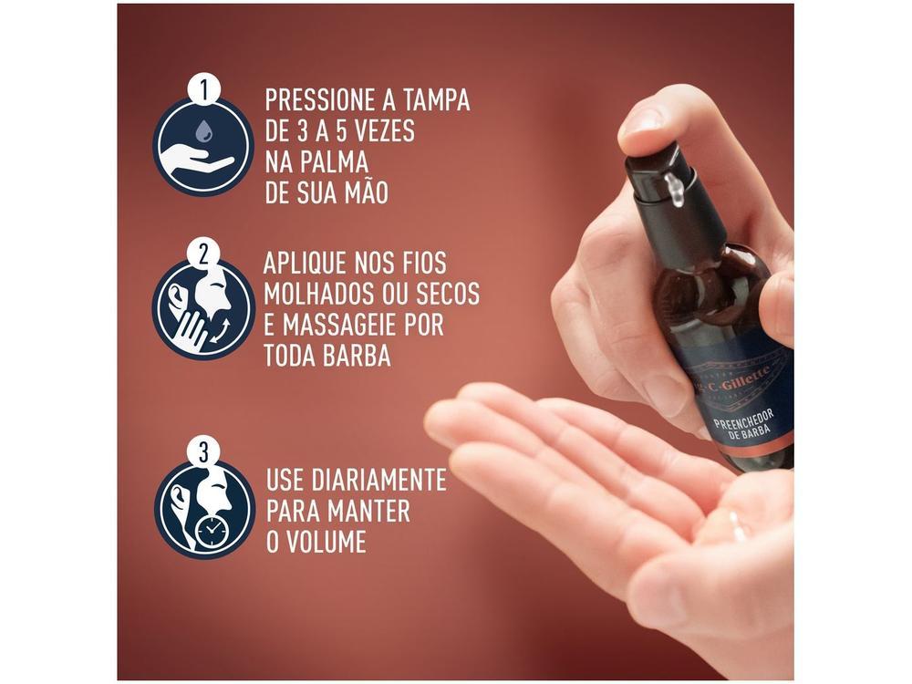 Sérum Preenchedor de Barba Gillette King C - 11